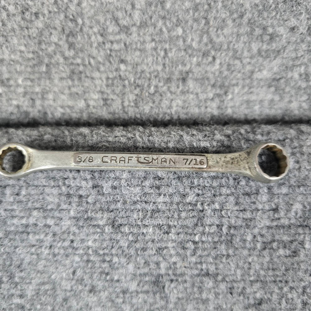 Craftsman 3/8 Inch 7/16‎ Inch Double Box Wrench Forged in USA